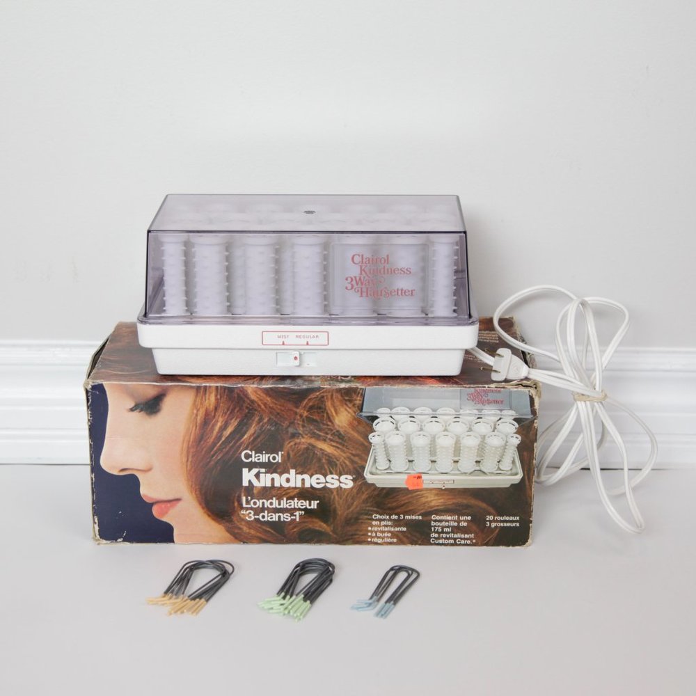 Vintage Clairol Kindness 3 Way Hairsetter Hot Rollers, Pageant Curlers, Hair